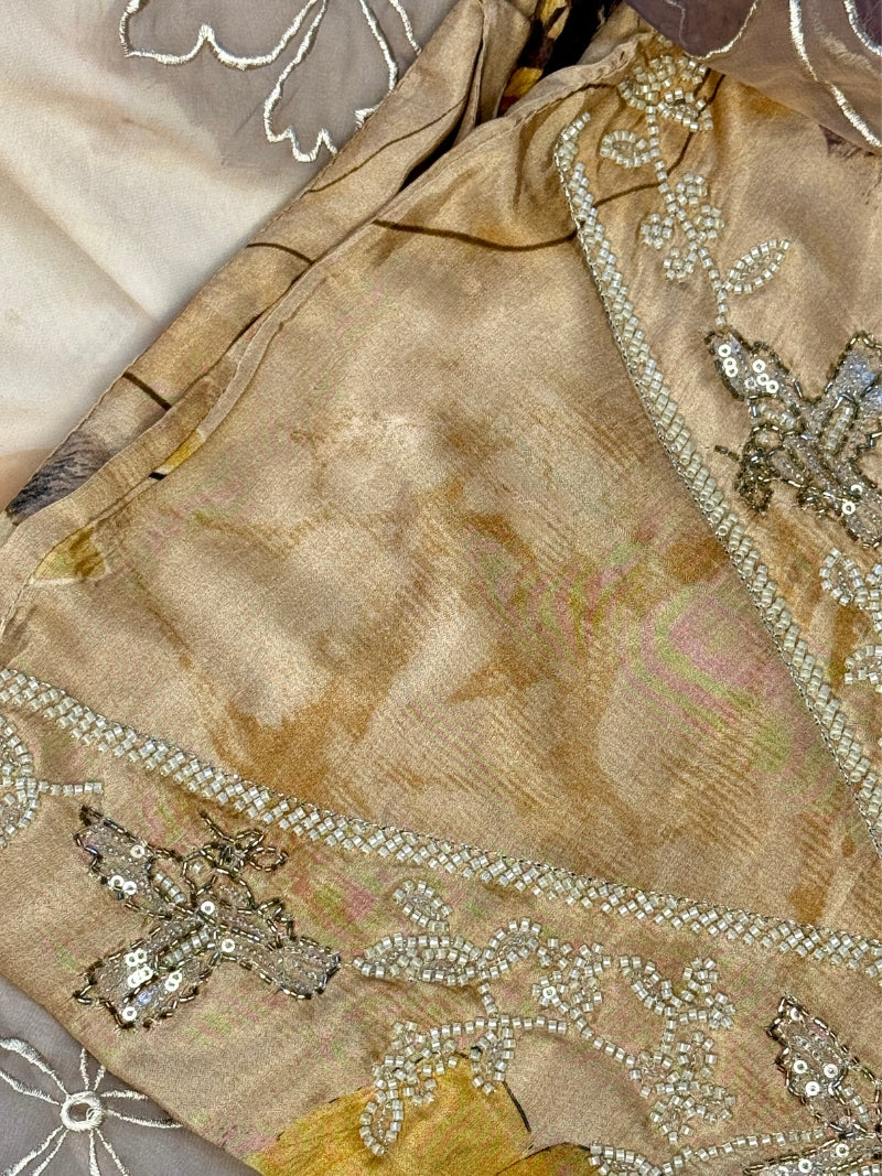 Amaya Bemberg Muslin Printed Kurta Set with Chiffon Dupatta