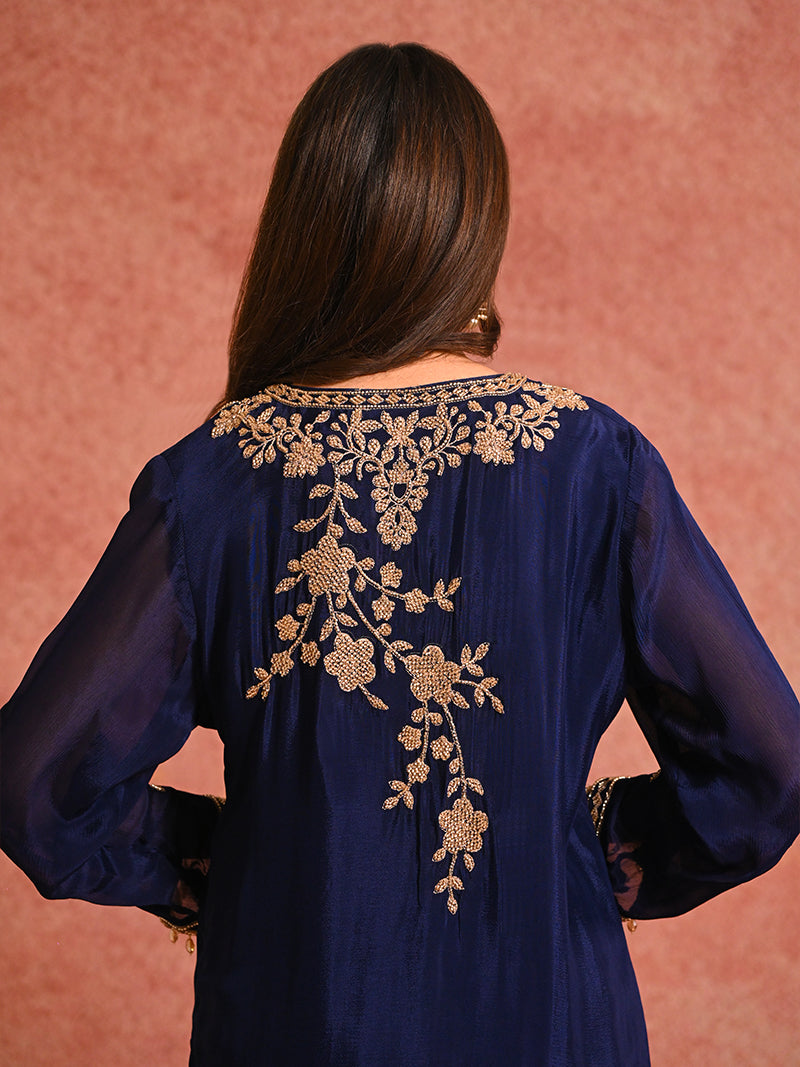 Ruhara Chinon Set with Dupatta