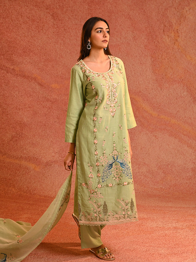 Morbagh Pure Mul Cotton Suit Set