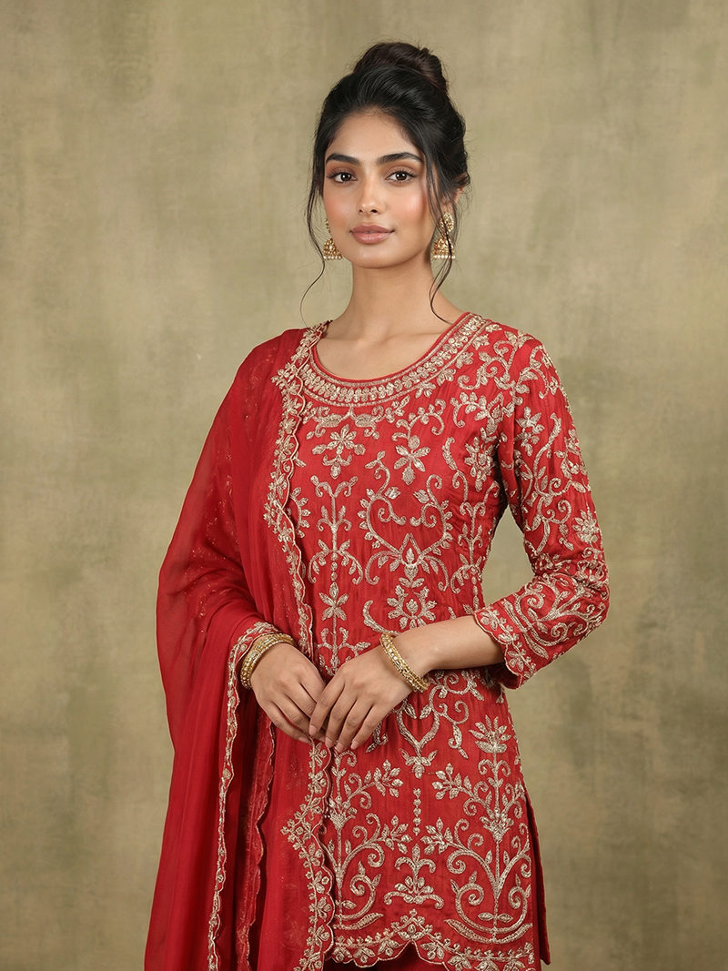 THE SANAIRA CHINON HANDWORK SHARARA SET