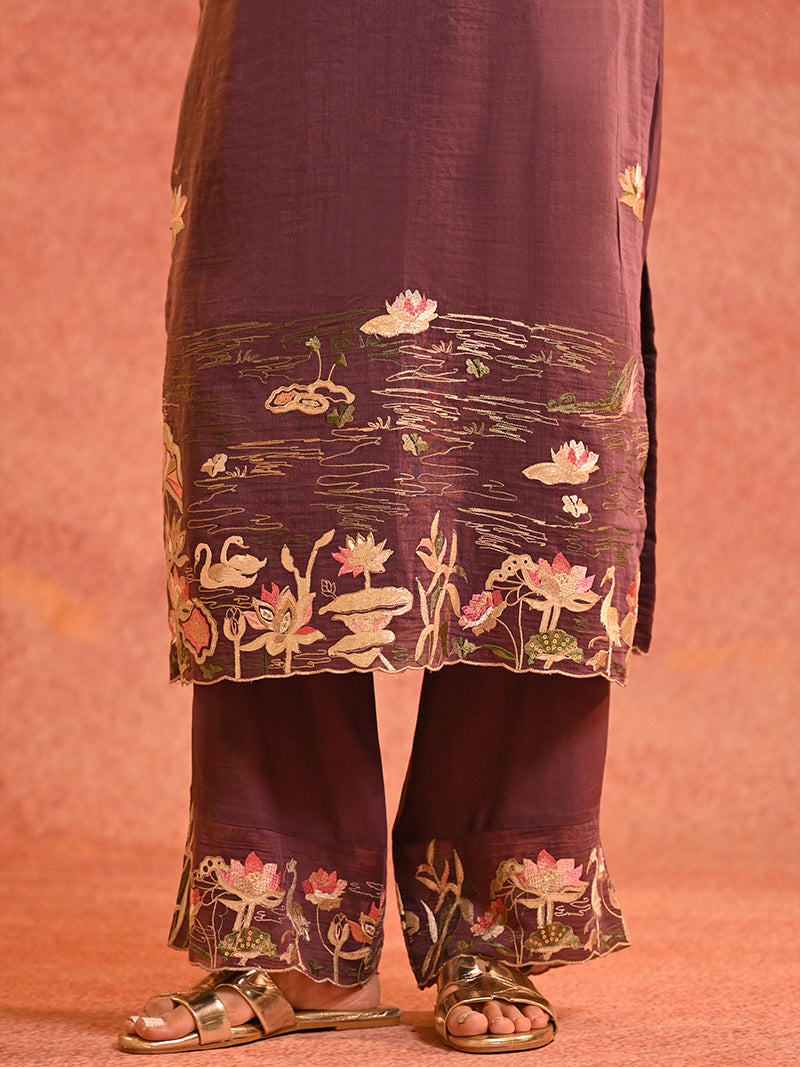 Gulnoor Pure Mul Cotton Suit Set with Dupatta